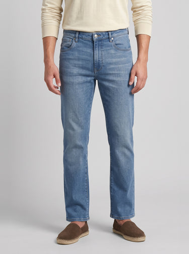 363 Vintage Straight Mid Rise Jeans - Mid Indigo