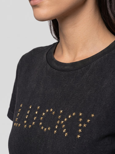 Lucky Star T-Shirt - Black