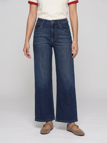 Baggy Mid Rise Jeans - Mid Indigo