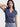 Fitted Henley T-Shirt - Navy Blue