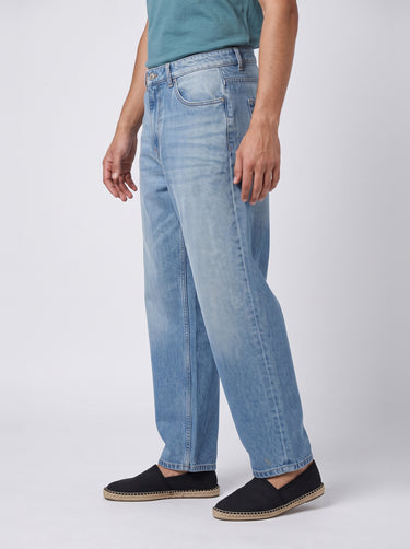 281 Baggy Mid Rise Jeans - Light Indigo