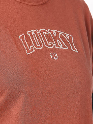 Lucky Mini Clover Baby T-Shirt - Red