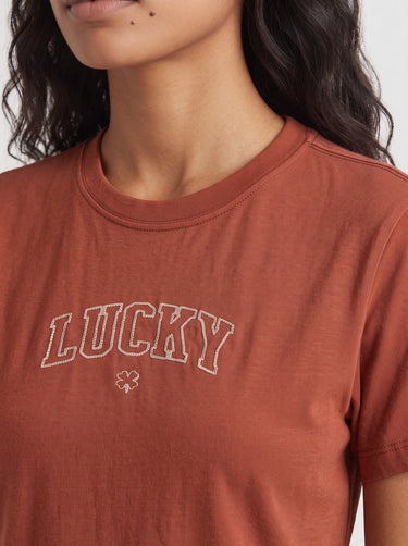 Lucky Mini Clover Baby T-Shirt - Red