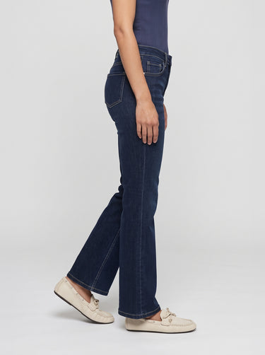 Stevie Flare High Rise Jeans - Mid Indigo