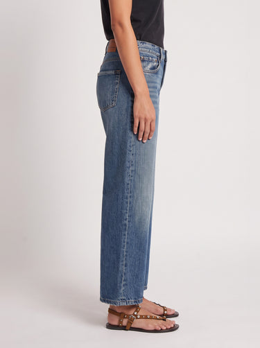 Baggy Ultra Low Rise Jeans - Mid Indigo